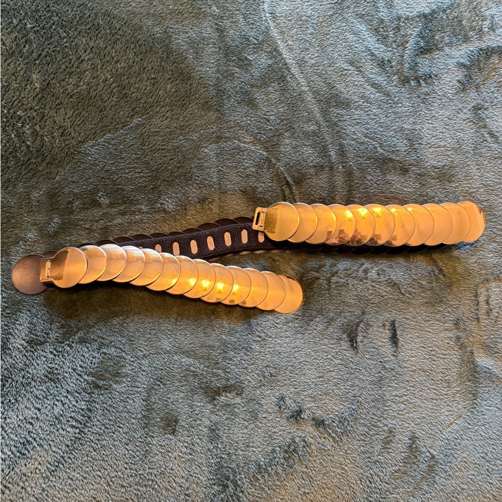 Gold Coin-Style Women's Belt